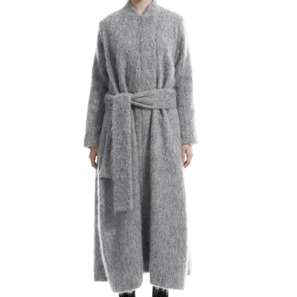 BARBARA I GONGINI ALPACA LONG COAT (NTW)